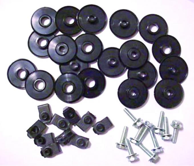 Southwest Repro Grille Hardware Kit, 68-69 Charger A-271156