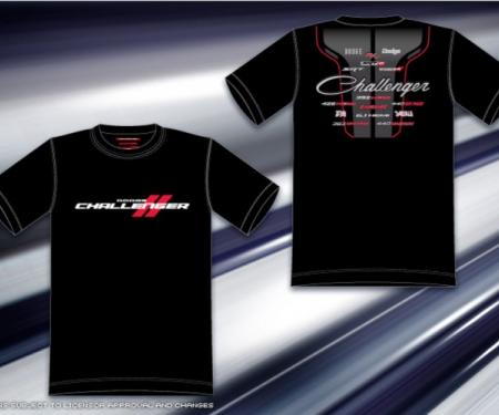 Dodge Challenger T-Shirt with Screen-Printed Logo