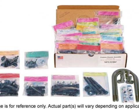 AMK Products Inc 70-71 Camaro 307/350 with Disc Brakes & Multi-Leaf Springs Master Chassis Hardware, 347pc Set H-70FS-SB