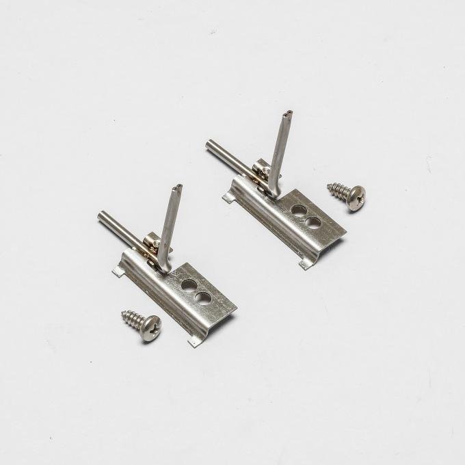 Detroit Muscle Technologies Mopar A Body 67-76 Windshield Washer Squirter Nozzle Pair Stainless AXX6776WW92-STAINLESS