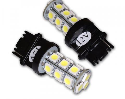 Corvette White SMD LED Light Bulb, #3157, Pair, 1997-2013