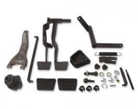 Chevelle Clutch Linkage Conversion Kit, Automatic To Manual Transmission, Small Block, 1967