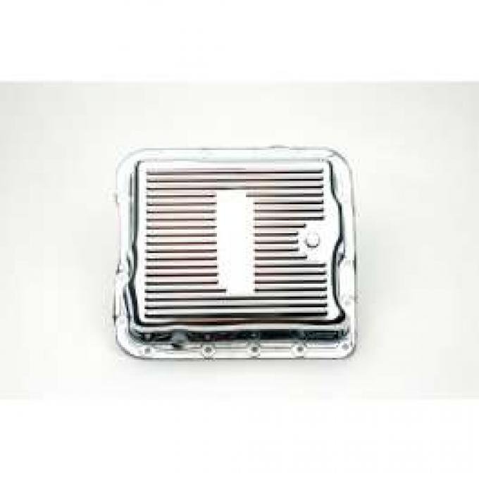 Chevelle Automatic Transmission Oil Pan, Turbo-Hydramatic 700R4, Chrome, 1964-1972