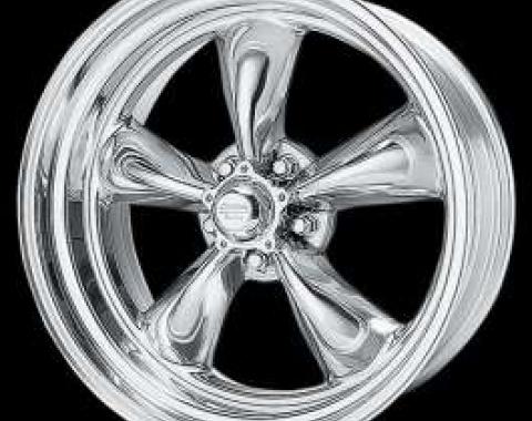 Chevelle Torq-Thrust II Wheel, Polished, 15 x 7, American Racing, 1964-1972