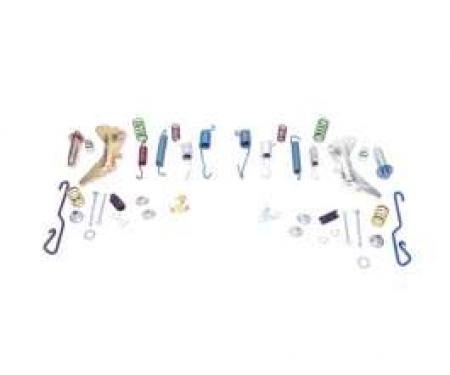 Chevelle Drum Brake Hardware Kit, Front, Complete, 9-1/2, 1964-1972