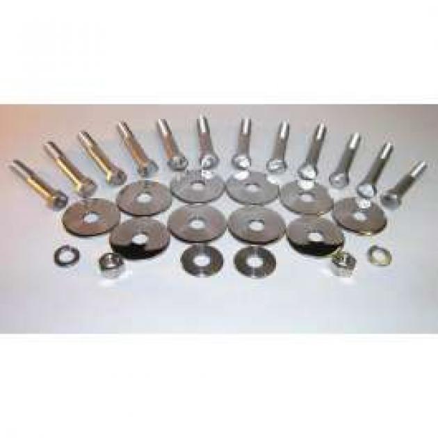Chevelle Body Mount Bolt Kit, Stainless Steel, Convertible,19681972