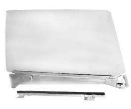 Chevelle Door Glass Assembly, Clear, Left, 2-Door Coupe, 1966-1967