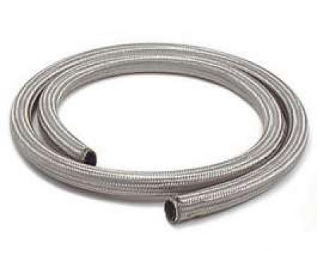 Chevelle Heater Hose, Sleeved, Stainless Steel, 5/8 x 6'