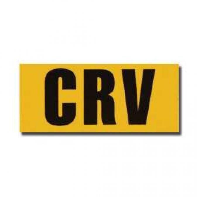Chevelle Decal, Engine, 454/450 hp, Manual Transmission, CRV, 1970