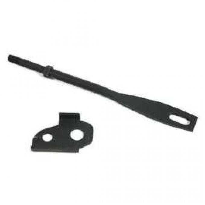 Chevelle Floor Shifter Upper Support Rod & Bracket, Manual Transmission, Muncie 4-Speed, 1968-1972