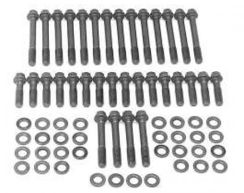 Chevelle Cylinder Head Bolt Kit, Small Block, For Performer, Performer RPM & E-Tec Aluminum Heads, Edelbrock, 1964-1972