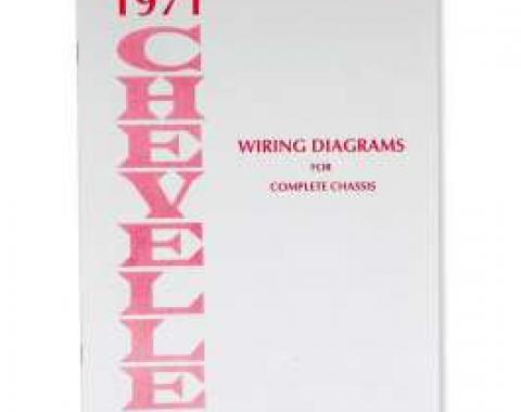 Chevelle Literature, Chevelle Wiring Diagram Manual, 1971