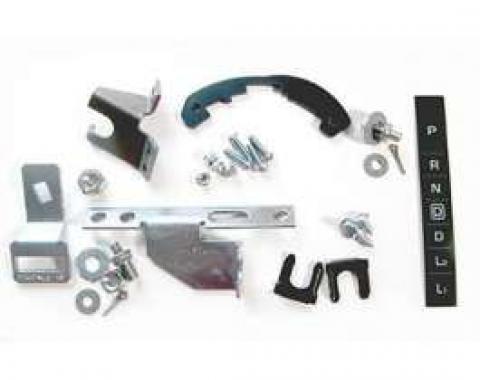 Chevelle Shifter Conversion Kit, Power glide To 700R4, 200-4R Or 4L60 Transmission, 1964-1965