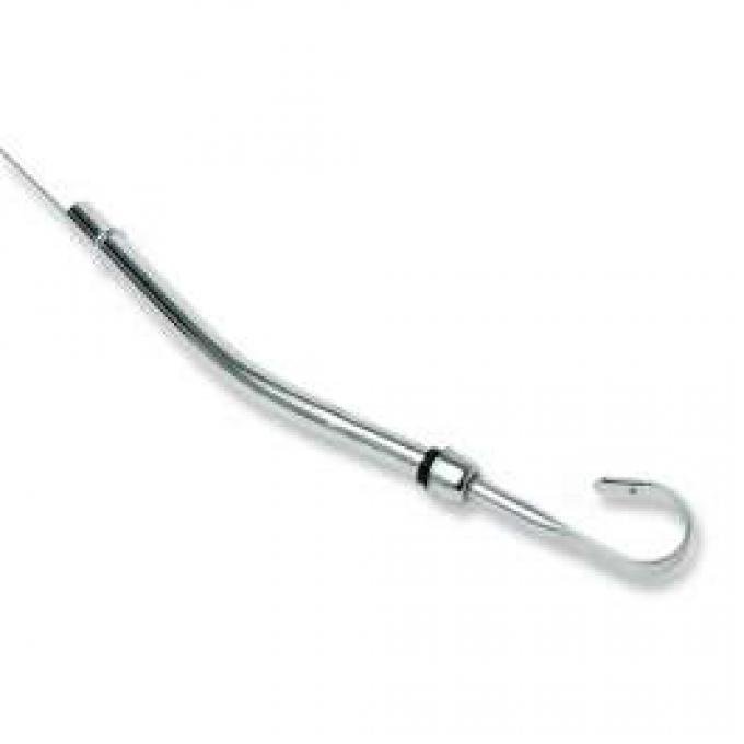 Chevelle Engine Oil Dipstick & Tube, Small Block, Chrome, 1964-1972