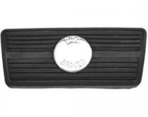 Chevelle Brake Pedal Pad, For Cars With Automatic Transmission & Disc Brakes, 1967-1972