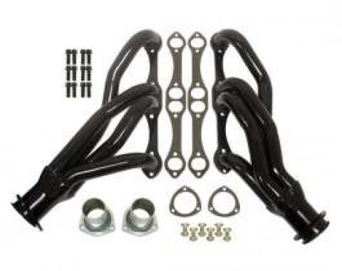 Chevelle & Malibu Black Shorty Headers, Small Block, 1964-1983