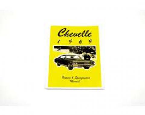 Chevelle Literature, Chevelle Feature & Spec. Manual, 1969