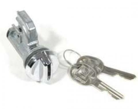 Chevelle Glove Box Lock Set, With Late Style Keys, 1970-1977