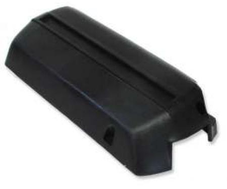 Chevelle Armrest Base, Left, Front, Black, 1968-1972