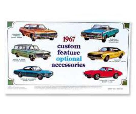 Chevelle Literature, Custom Feature Accessories, Color, 1967