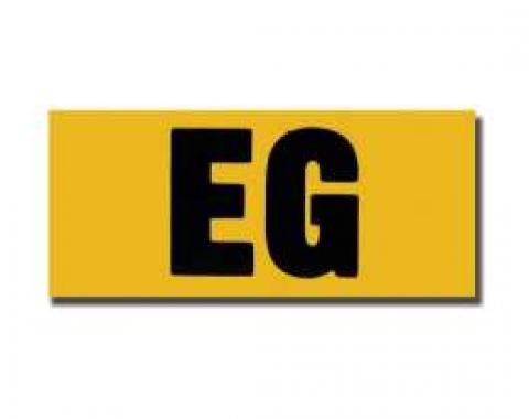 Chevelle Decal, Engine, 396/375 hp Eg, 1966-1968