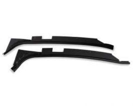 Chevelle Door Jamb Windlace, Black, 2-Door Coupe & Convertible, 1968-1969