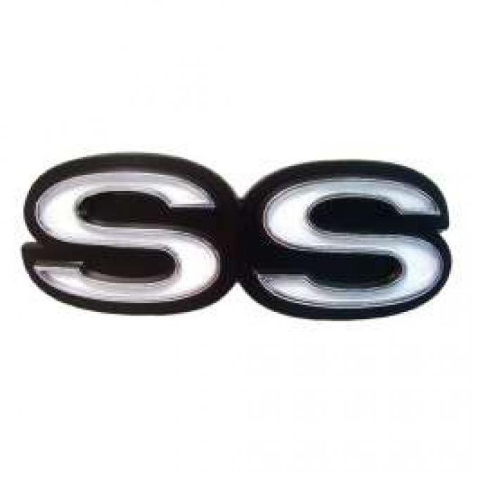 Chevelle Grill Emblem, Super Sport (SS), 1973
