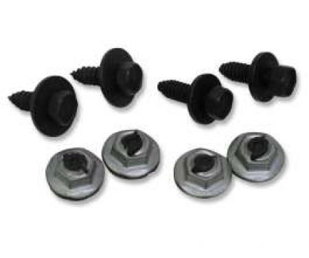 Chevelle Headlight Fender Extension Fasteners, 1971-1972