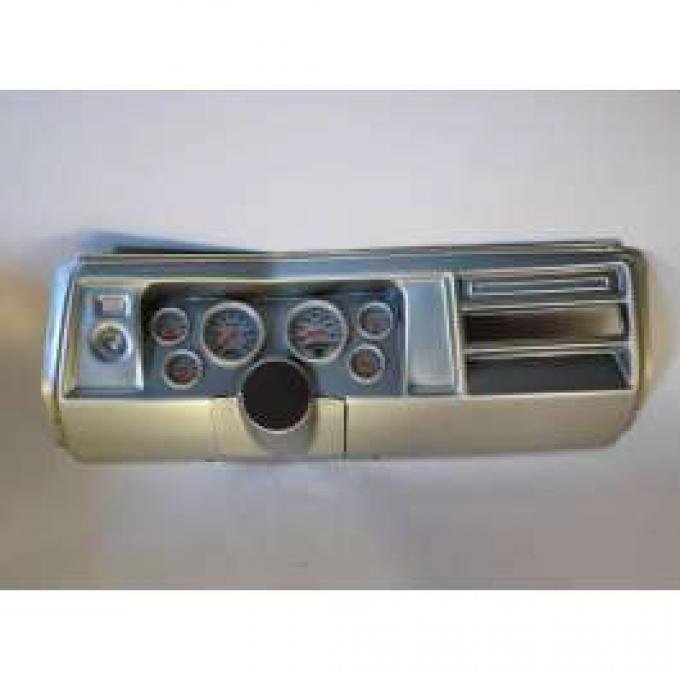 Chevelle Instrument Cluster Panel, Aluminum Finish, With Ultra-Lite Gauges, 1969