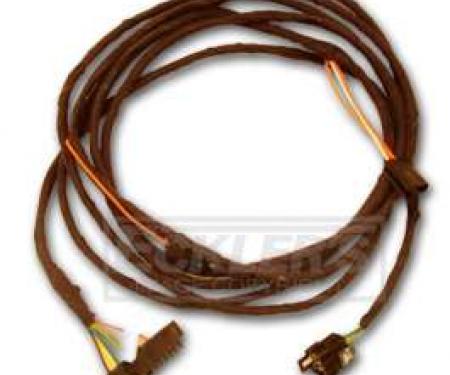 Chevelle Rear Body Wiring Harness, Intermediate, 2-Door Coupe, Dash To Quarter Panel, 1970-1972