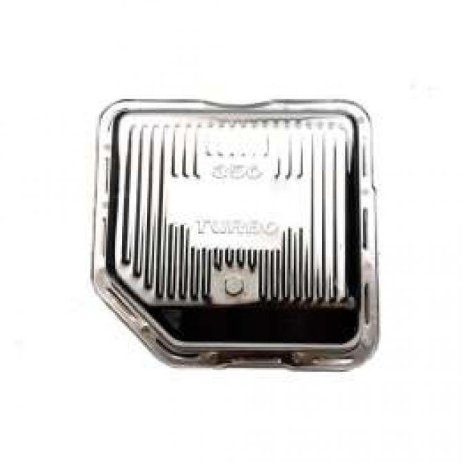 Chevelle Automatic Transmission Oil Pan, Turbo-Hydramatic TH350, Chrome, 1964-1972