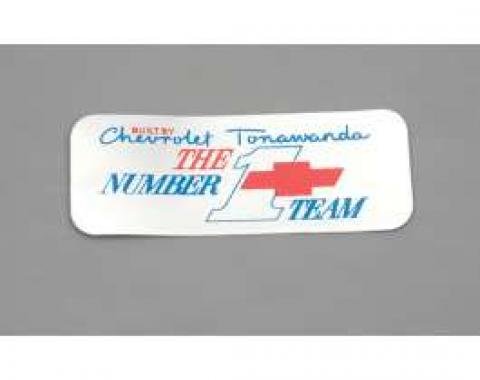 Chevelle Decal, Valve Cover, Tonawanda No. 1, 1967-1972