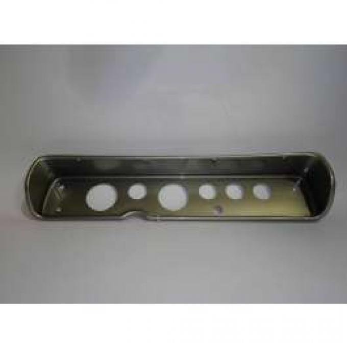 Chevelle Instrument Cluster Panel, Aluminum Finish, With Pre-Cut Holes, 1964-1965