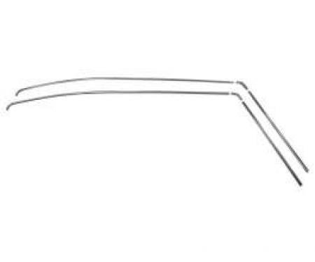 Redline Restomotive® 1968-1969 Chevrolet Chevelle 6 Piece 2 Door Coupe Roof Drip Rail Molding Set