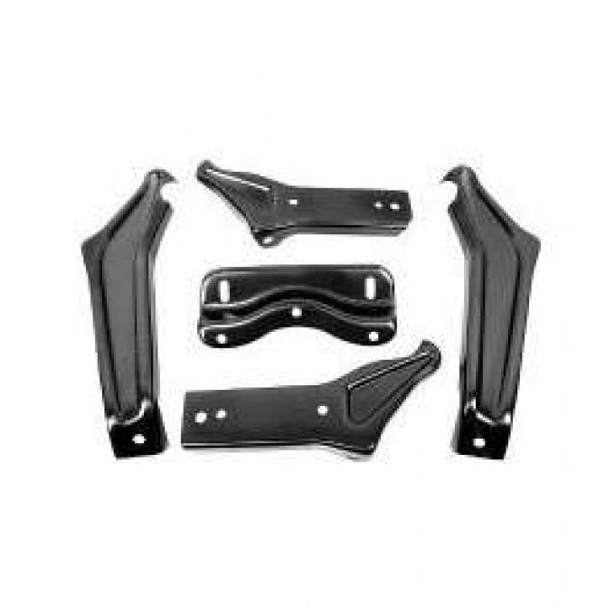 Chevelle Bumper Brackets, Rear, Except Wagon, 1964-1965