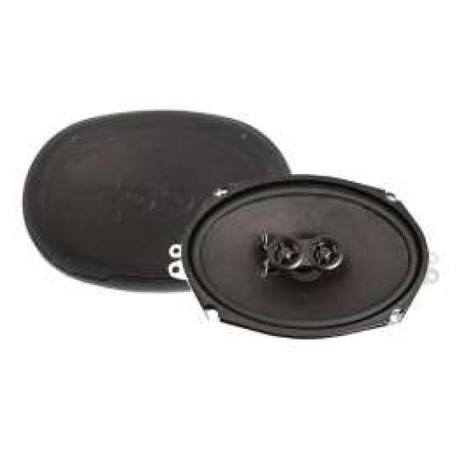 Chevelle Stereo Speakers, Rear Deck, 6 x 9, 200 Watts, 1964-1983