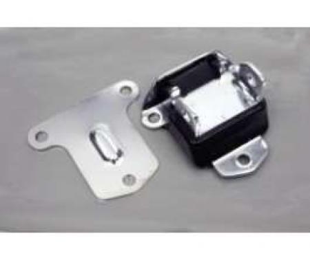 Chevelle Motor Mount, Big Block, 1968-1972 & 350ci, 1970-1972, Polyurethane, Chrome