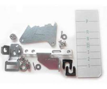 Chevelle Shifter Conversion Kit, Powerglide To 700R4, 200-4R Or 4L60 Transmission, 1969-1970