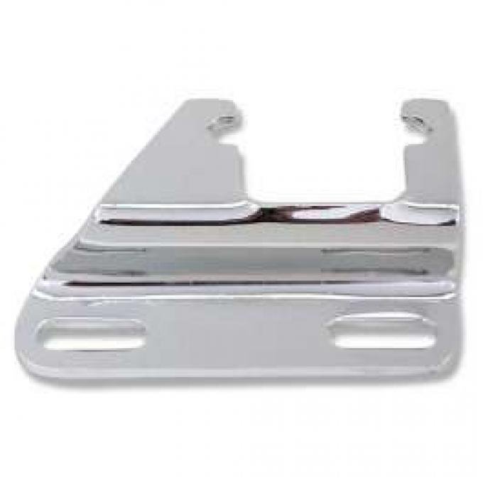 Chevelle Alternator Bracket, Small Block, Lower, Chrome, Exhaust Header Mounting Adapter, 1964-1972