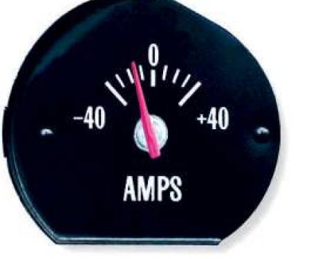 Chevelle Amp Gauge, With Green Numbers, Super Sport (SS), 1970