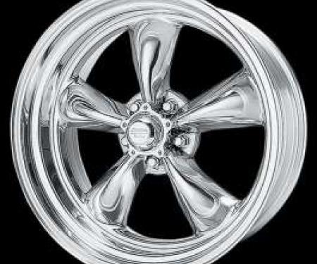 Chevelle Torq-Thrust II Wheel, Polished, 15 x 7, American Racing, 1964-1972