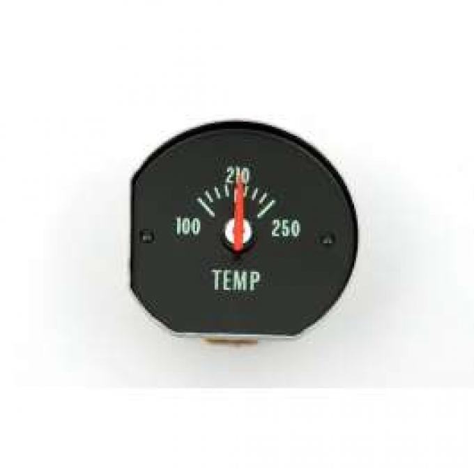 Chevelle Water Temperature Gauge, With Green Numbers, Super Sport (SS), 1970