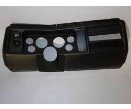 Chevelle Instrument Cluster Panel, Black Finish, With Pre-Cut Holes, 1969