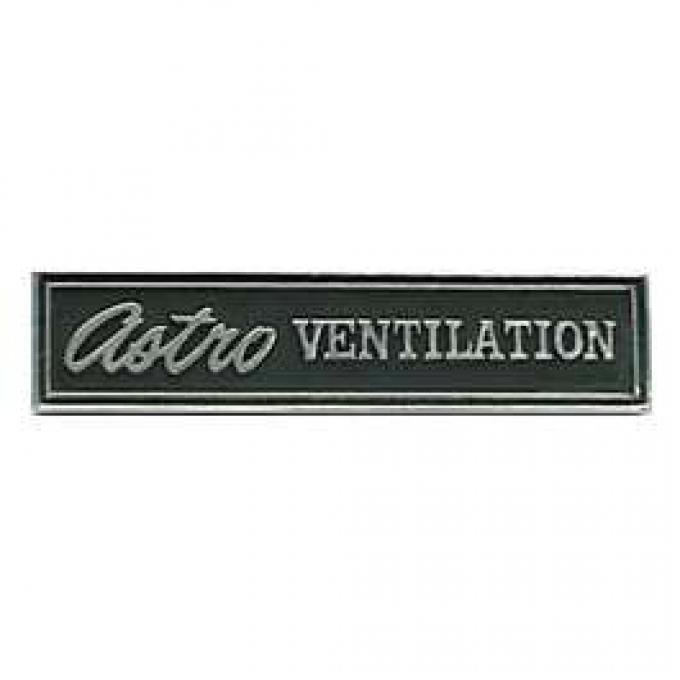 Chevelle Dashboard Emblem, Astro Ventilation, 1969