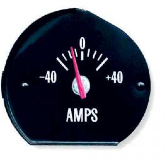 Chevelle Amp Gauge, With Green Numbers, Super Sport (SS), 1970