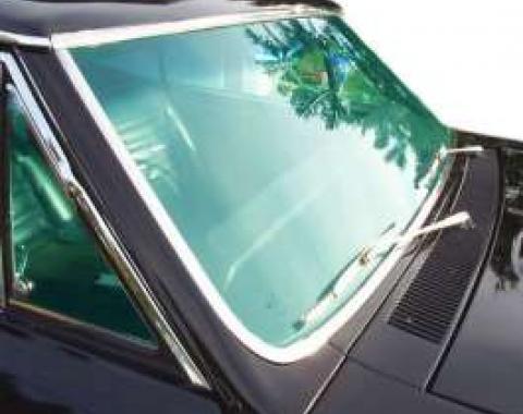 Chevelle Windshield, 2-Door Coupe & Convertible, Tinted, 1966-1967