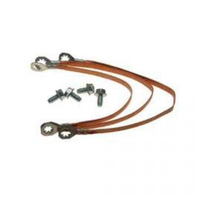 Chevelle Ground Wire Strap Kit, Small Or Big Block, 1968