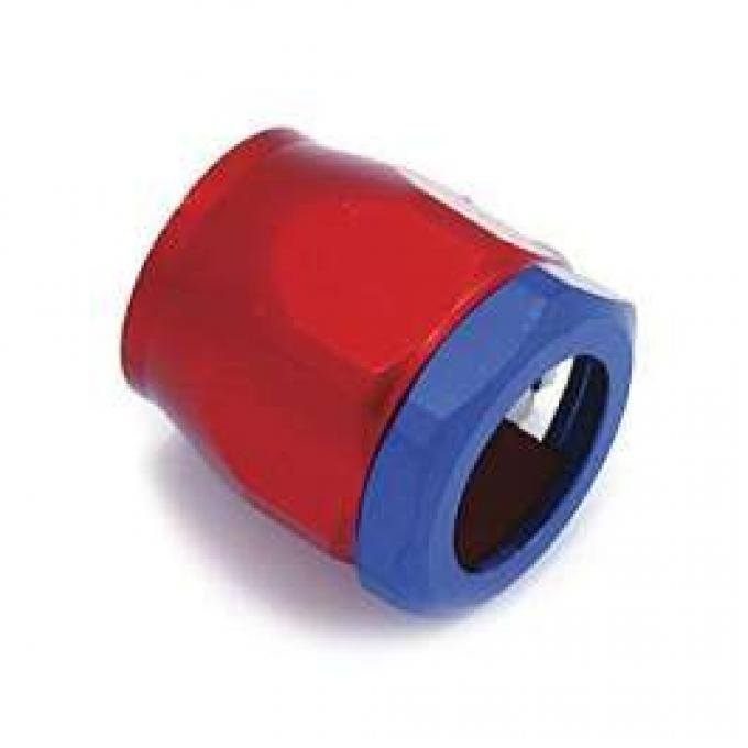 Chevelle Heater Hose Fitting, Red/Blue, 3/4