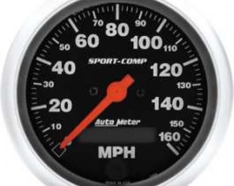 Chevelle Speedometer, Electric, 160 MPH, Sport-Comp Series, AutoMeter, 1964-1972