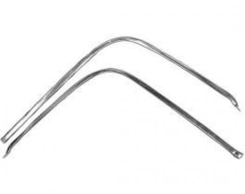 Chevelle Convertible Top Well Molding Set, 1968-1972